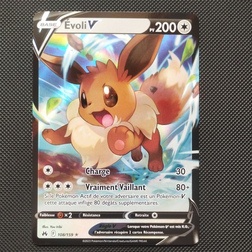 Carte pokémon evoli - carte,