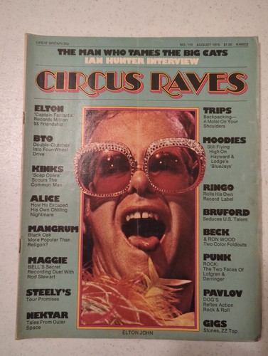 Circus raves magazine 1975 - s,
