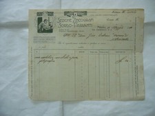Fattura sezione zincografi - fattura,