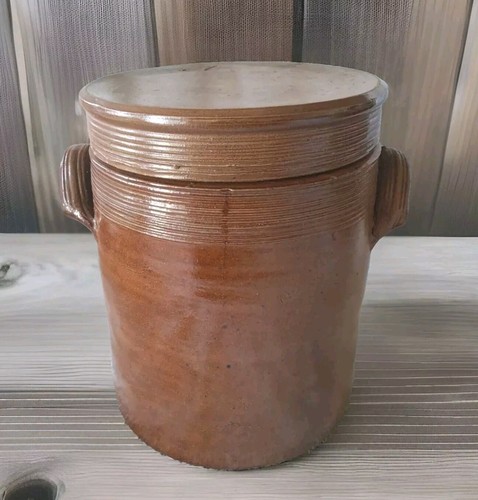 Ancien pot graisse - ,ht, 18