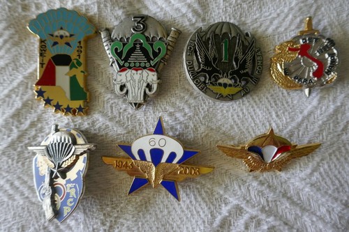 Lot insignes rcp - 1°,