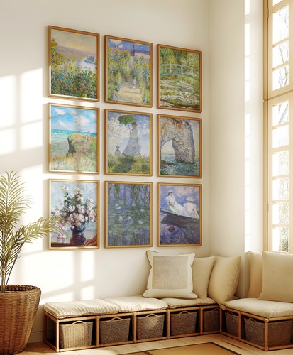 Lot affiches claude monet - de, 9