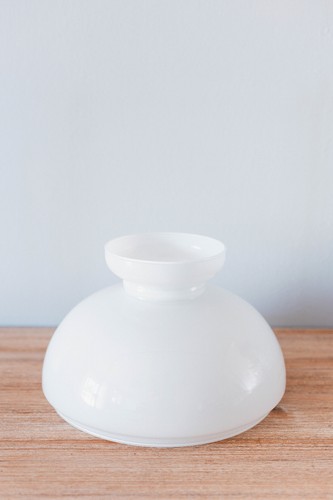Bel abat jour opaline - bel, blanc