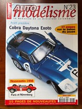 Auto Modélisme n°23 du 3/1998; Cobra Daytona Exoto/ Salon du jouet