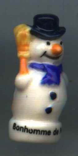 Feve bonhomme de neige - feve,