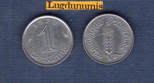 Centime épi 1972 - , fdc