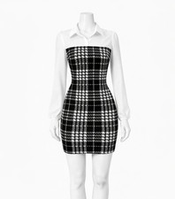 Robe 2 en 1 blanche et noire