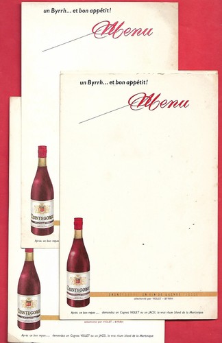 Menus publicite byrrh - 4,