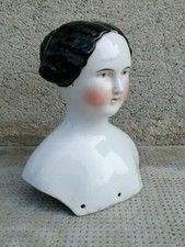 Ancien buste poupée porcelaine chine doll porcelain