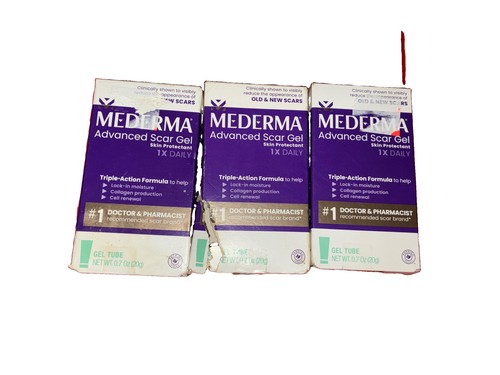 Box lot mederma - 3, advanced