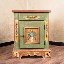 Voglauer Petite Armoire Altgrün Anno 1800 Commode Rustique Meuble Massif Antique