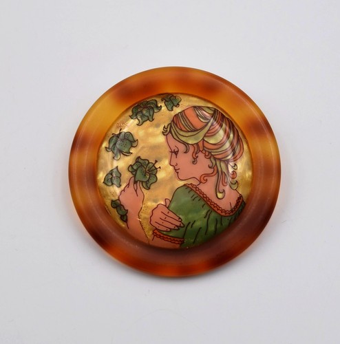 Broche vintage lea stein - broche,