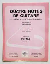 Partition vintage sheet music