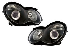 2 FEUX PHARE AVANT FOND NOIR