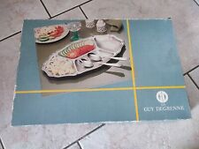 PLAT ENTRÉE DE SERVICE GUY DEGRENNE + COUVERTS / CUILLERES  - EN INOX MASSIF
