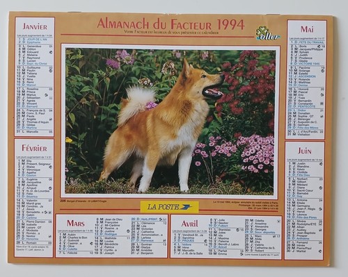 Almanach poste france - la,