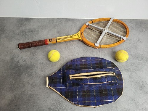Raquette tennis ancienne - raquette,