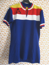 Maillot Cycliste vintage Cafe de Colombie Acrylique 70'S cycling Homme - L