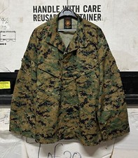 GENUINE USMC US MARINES MCCUU MARPAT WOODLAND BLOUSE JACKET SUPER EX MINT !!! LS