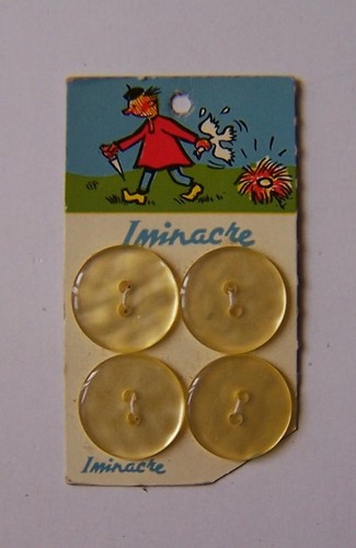 Carte ancienne 4 boutons - carte,