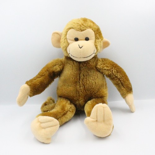 Peluche singe marron - ,