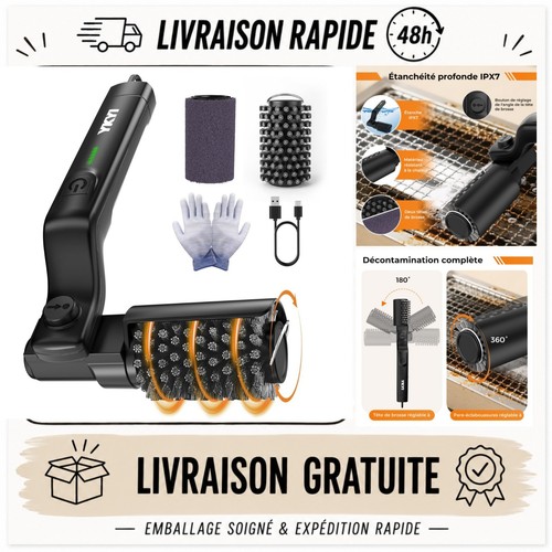 Brosse barbecue électrique