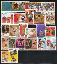 22 timbres différents Haltérophilie (AN36-2)