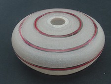 ancienne lampe suspension verre givré lustre abat-jour vintage N°18