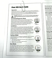 Manuel Imprimé Aqua Lung US Divers Pivot DS3 Bottom Timer Ordinateur De Plongée