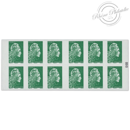 Carnet france 1598a - carnet, 12