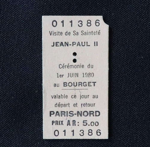 Ancien ticket paris métro - ancien,