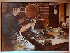 Tableau peinture potier