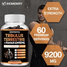 Tribulus Terrestris - Maca,Ginseng -Booster De Testostérone,Énergie Et Endurance