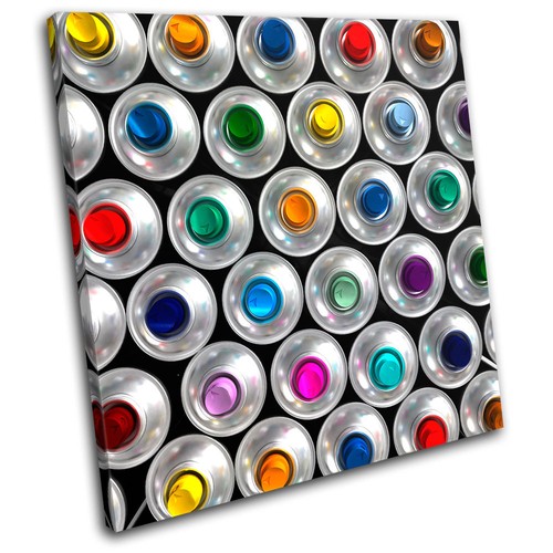 Spray cans art graffiti - graffiti, single