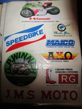 8 AUTOCOLLANTS MOTO KAWASAKI