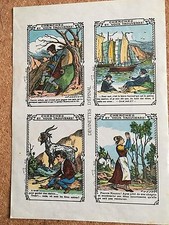 PLANCHE DE 4 DEVINETTES D'EPINAL