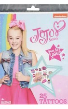 JOJO SIWA TEMPORARY TATTOOS  Birthday Party Favors 25 pcs NEW