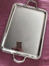 CHRISTOFLE- Plateau De Service Avec Poignées -Métal Argenté -Proche Du  Neuf -