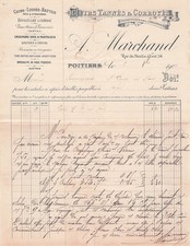 86 POITIERS tanneur MARCHAND
