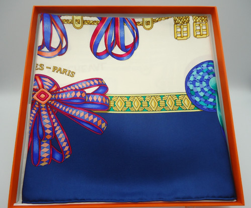 Foulard hermès carré les - carré, 90