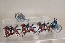 Lancer Jouet Soldats Américain Civil War Union Pistolet Carosse & Ras Od