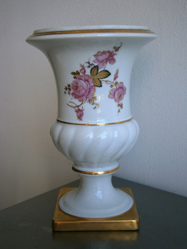 Vase médicis porcelaine - vase,