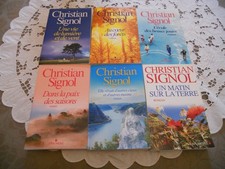 CHRISTIAN  SIGNOL ,  6 romans