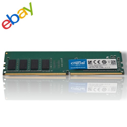 Crucial 8gb ddr4 2666mhz dimm - 8gb,