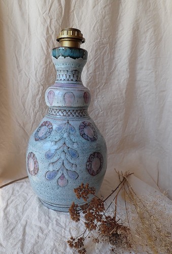 Lampe céramique vintage - , par