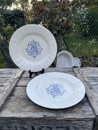 Assiettes creuses gien - assiettes,
