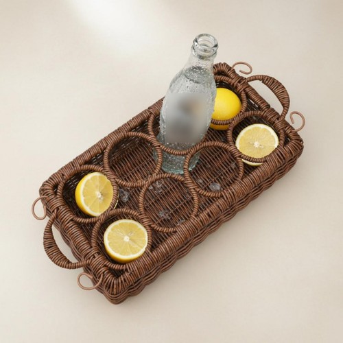 Panier bouteilles tressé - panier,