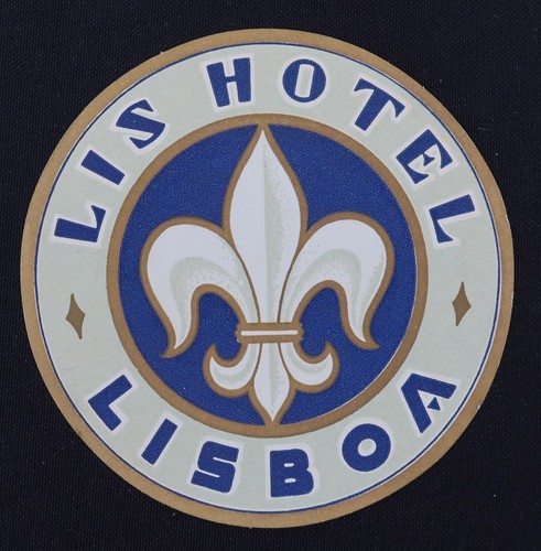 Ancienne étiquette hotel lis - hotel,
