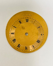 Cadran ancien de montre guilloché or 18k750 Solid gold 18k750 dial pocket watch