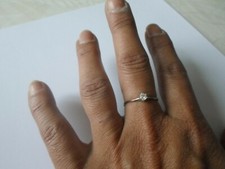 bague en argent massif